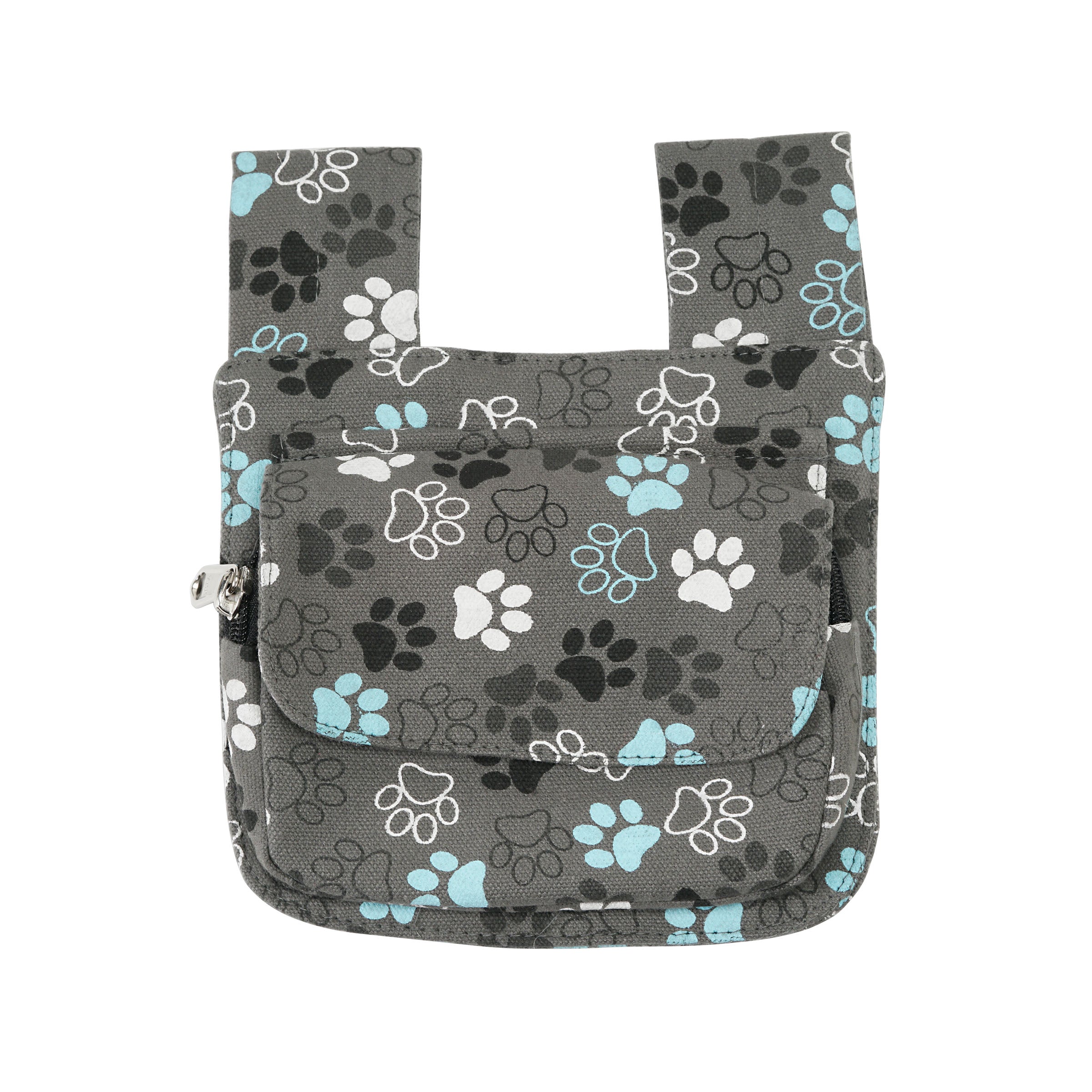 Stoff Beuteltasche, Tasche mit Pfötchenmuster