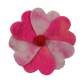 Handgemachte Ansteckblume Schurwolle Filz Rose