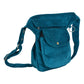 Gürteltasche, Gassi-Tasche aus Cord Blau. Diese Tasche verfügt über einen Leckerli Fach mit wasserabweisenden und waschbarem Innenfutter.