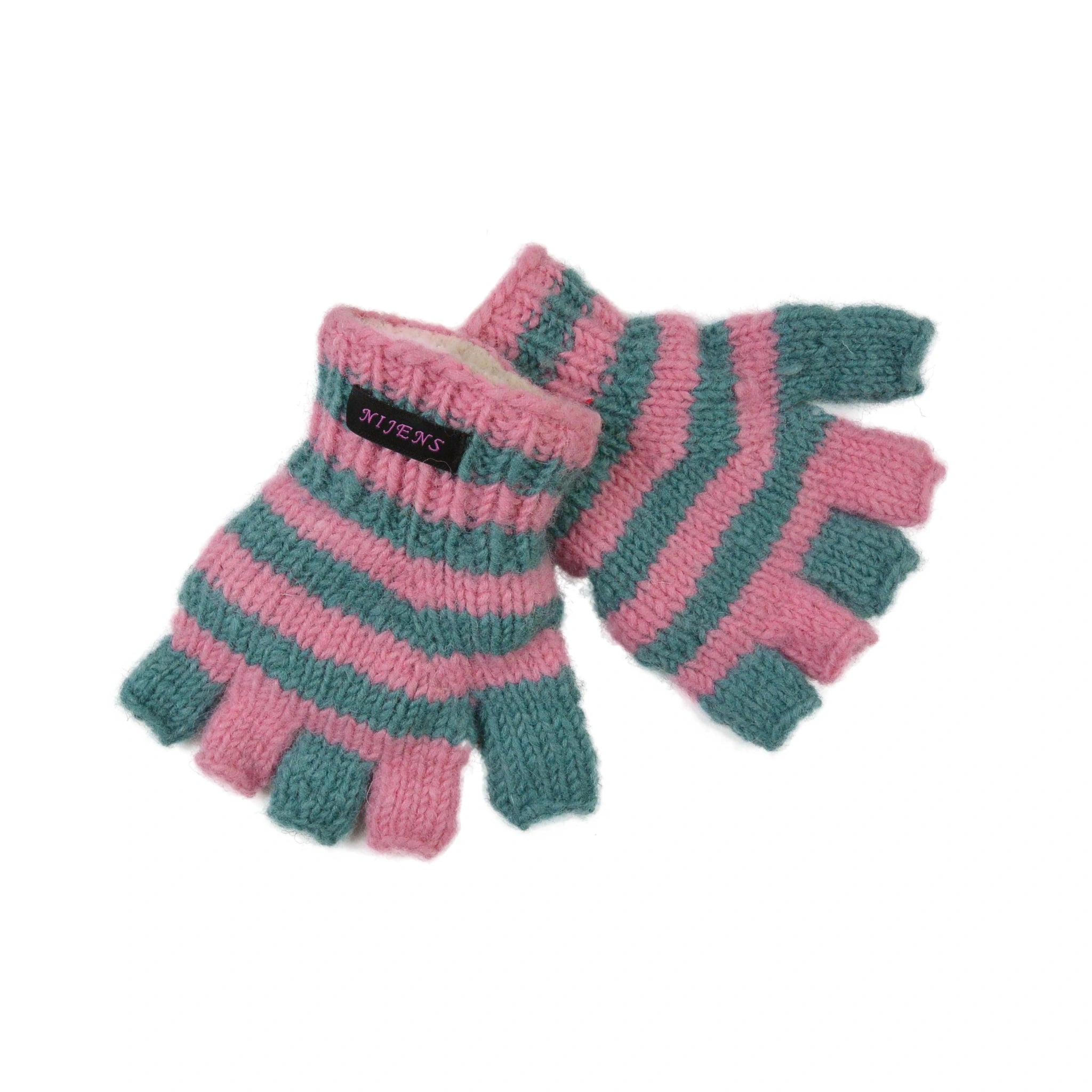 Kinder Winterhandschuhe, Halbfinger Handschuhe NIJENS