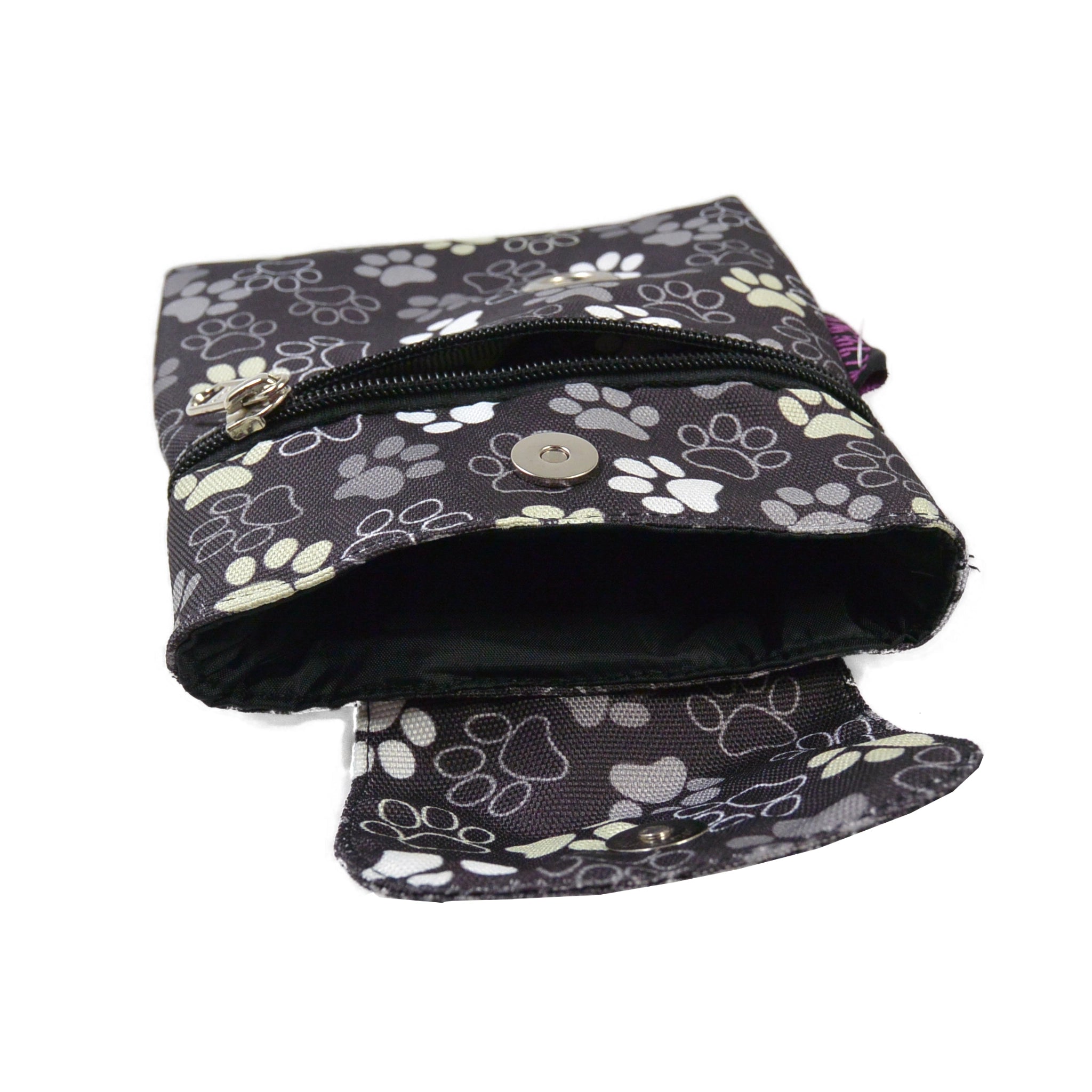 Hundekotbeutelspender mit Pfoten-Design, wasserdicht und mit Fach für Leckerlis