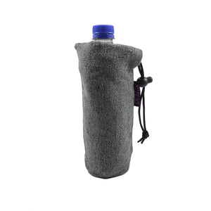Nijens Tasche (Stoff Grau) für Wasserflaschen 