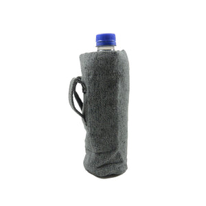 Nijens Tasche (Stoff Grau) für Wasserflaschen 500 ml