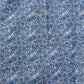Nijens Viskose Hellblau mit kleinem Blumenmuster