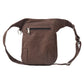 Nijens Leder Gassi-Tasche Vintage Schokoladenbraun, Handy Tasche