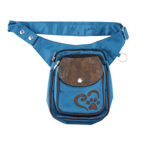 Wasserabweisende mit Pfote&Herz Vegan Leder Gassi-Tasche Nijens