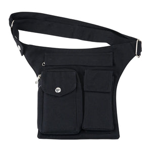 Gassi-Tasche Schwarz Uni für die Leckerli-Tube für Hunde Nijens Lefkada Black