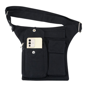 Gassi-Tasche Schwarz Uni für die Leckerli-Tube für Hunde Nijens Lefkada Black 1