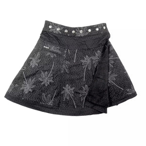 Winterrock Wenderock aus Wolle Schwarz-Charcoal 2