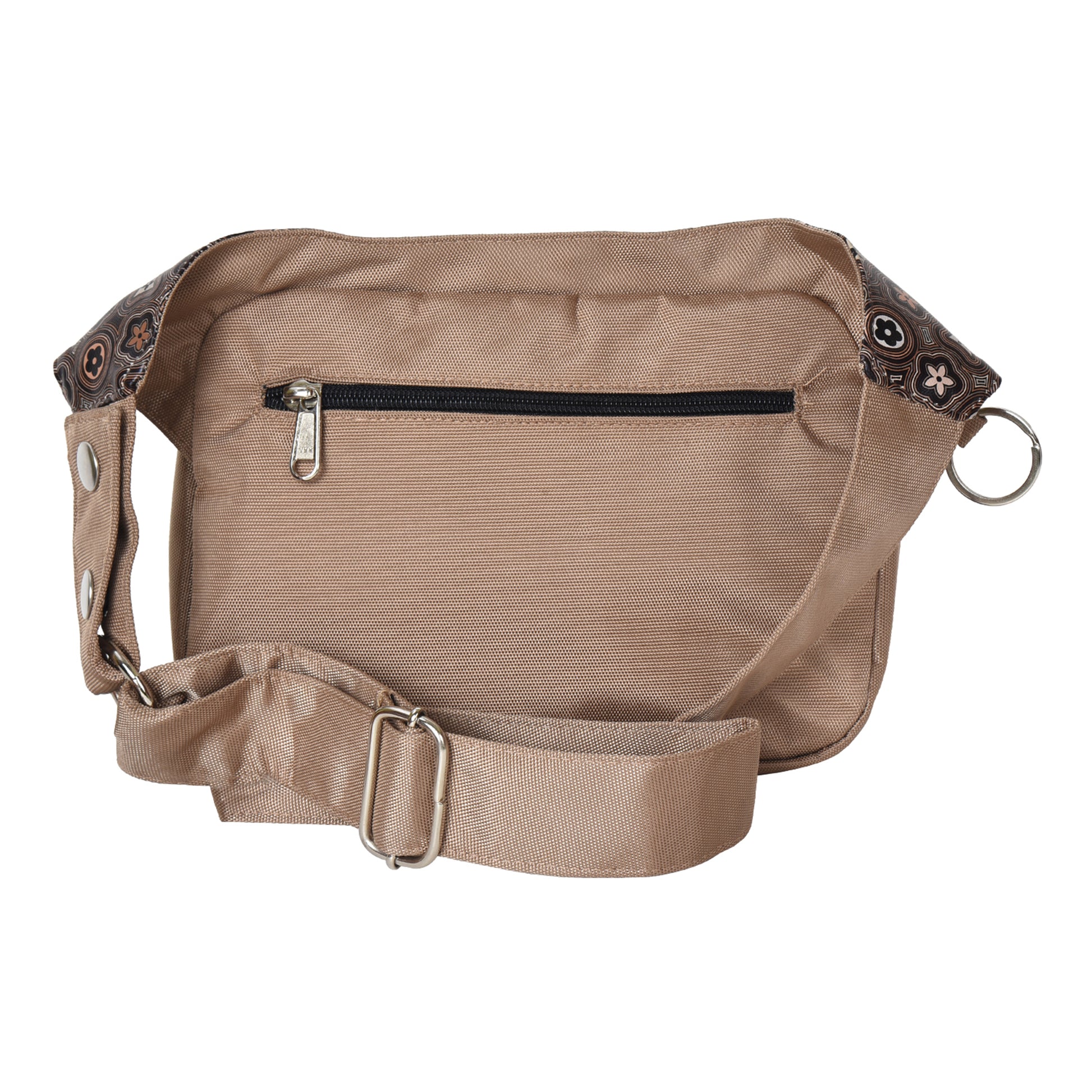 Gassi-Tasche wasserabweisende Bauchtasche (Nylon Beige) 2
