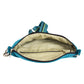  Crossbodybag aus klassischem Cordstoff Seegrün
