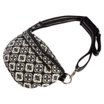 Crossbodybag, Beltbag, Black White Check Dari