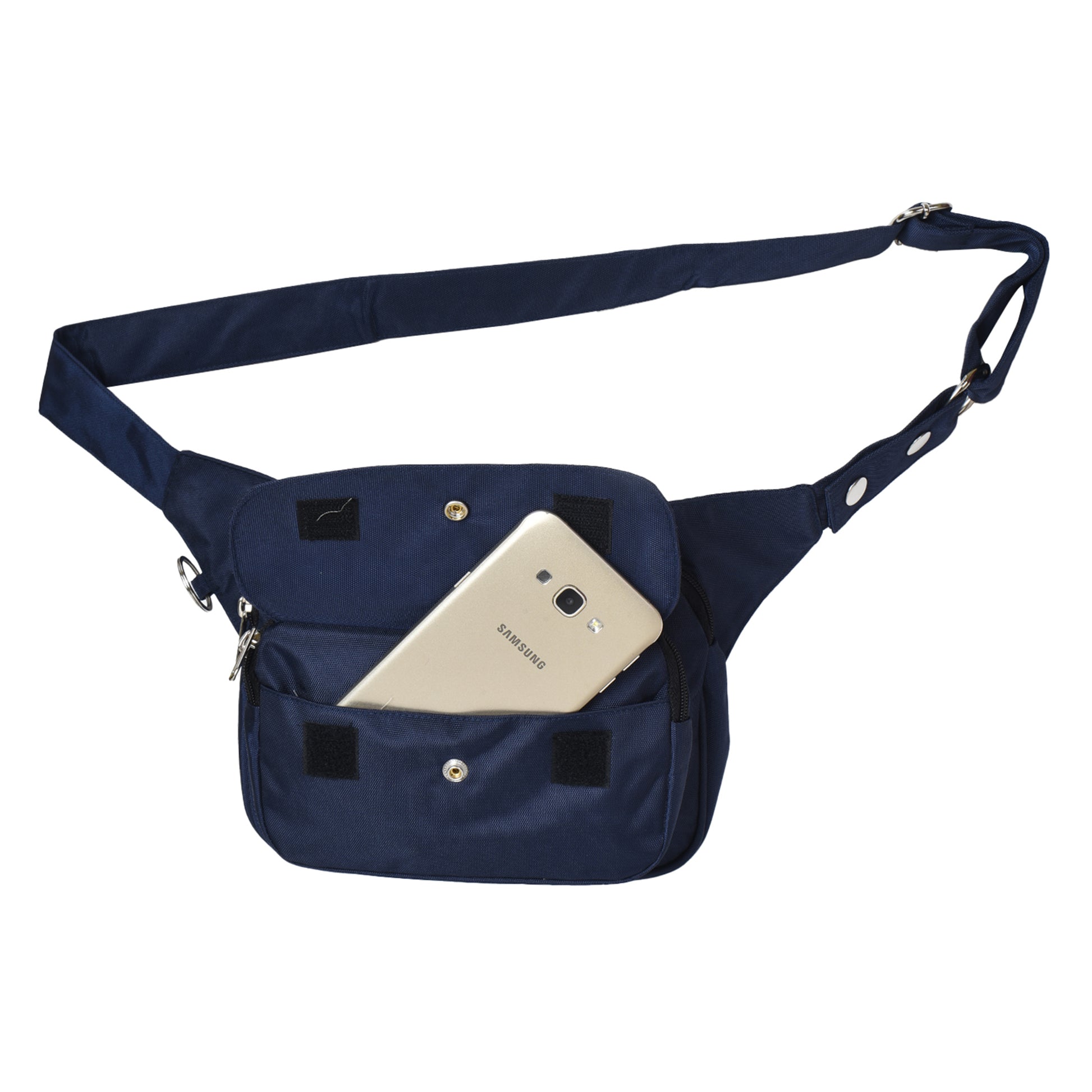 Wasserabweisende Einfarbige Gassi-Tasche (Saphirblau) für Hunde Wanderung - Nijens Shop 23