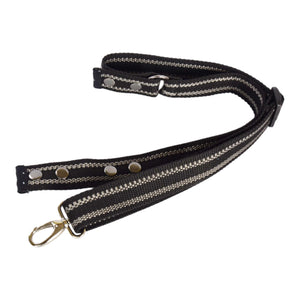 Belt for Crossbag Black White Check Dari