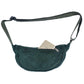 Crossbody-Bag aus Cord Dark Green 6