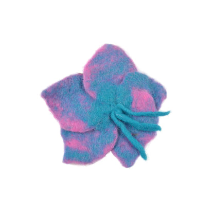 Filz Accessoires Blumen-Haargummi aus Wolle - Mix Lilie Nijens Shop
