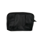 Beuteltasche aus wasserabweisendem Stoff, schwarz. Die Tasche besitzt Reisverschlussfächer und ein Einsteckfach vorne und kann mit zwei Gürtelschlaufen auf der Rückseite an jeden Gürtel angebracht werden.