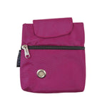 Baza Leckerli-Tasche aus Polyester in Fuchsia mit Reißverschlussfach und Metallöse als Kotbeutelspender