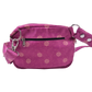 Umhängetasche aus Stoff Fuchsia, mit floralem Muster, Beltbag Nijens