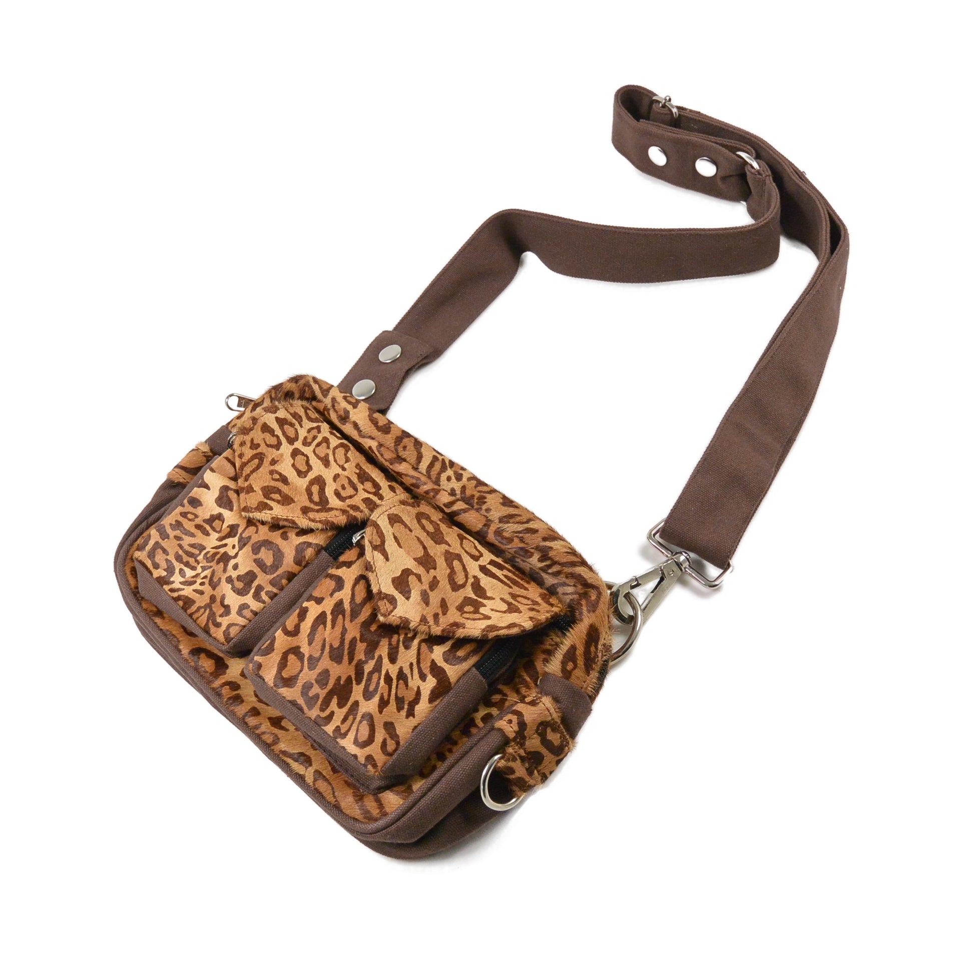 Gürteltasche aus Fell Leopard - Nijens