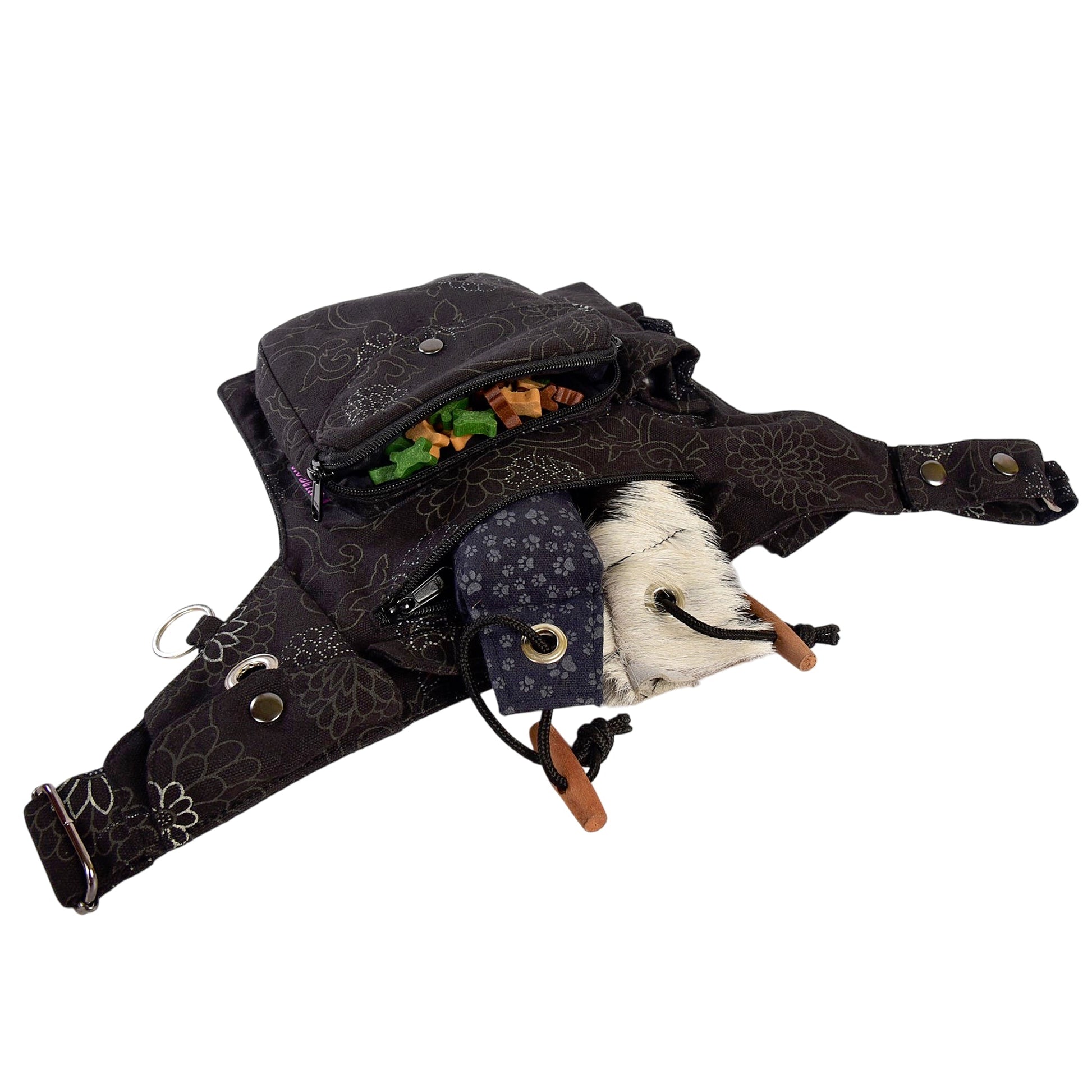 Gassi-Tasche mit Flaschenfach & Leckerli-Fächern - Brandenburg 57 Nijens Shop