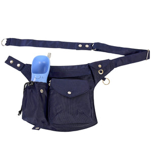 Wasserabweisende Gassi-Tasche in dunkelblau mit Flaschenhalter - Brandenburg 71017 Nijens Shop