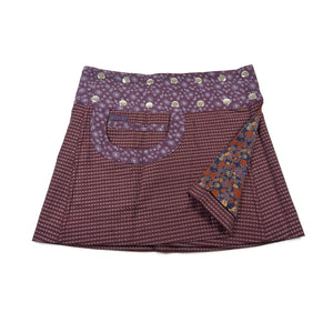 Sommerrock Wenderock Minirock Baumwollstoff - Bagelon Short 107 Nijens