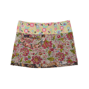 Sommerrock Wenderock Minirock Baumwollstoff - Bagelon Short 97 Nijens Shop