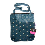 Umhängetasche Nijens Stoff-Tasche Petrol Bali Bag 603 Nijens
