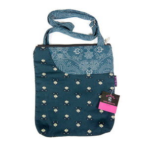 Umhängetasche Nijens Stoff-Tasche Petrol Bali Bag 603 Nijens