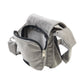 Stylische Cord Bauchtasche Paris in Hellgrau – Innenansicht