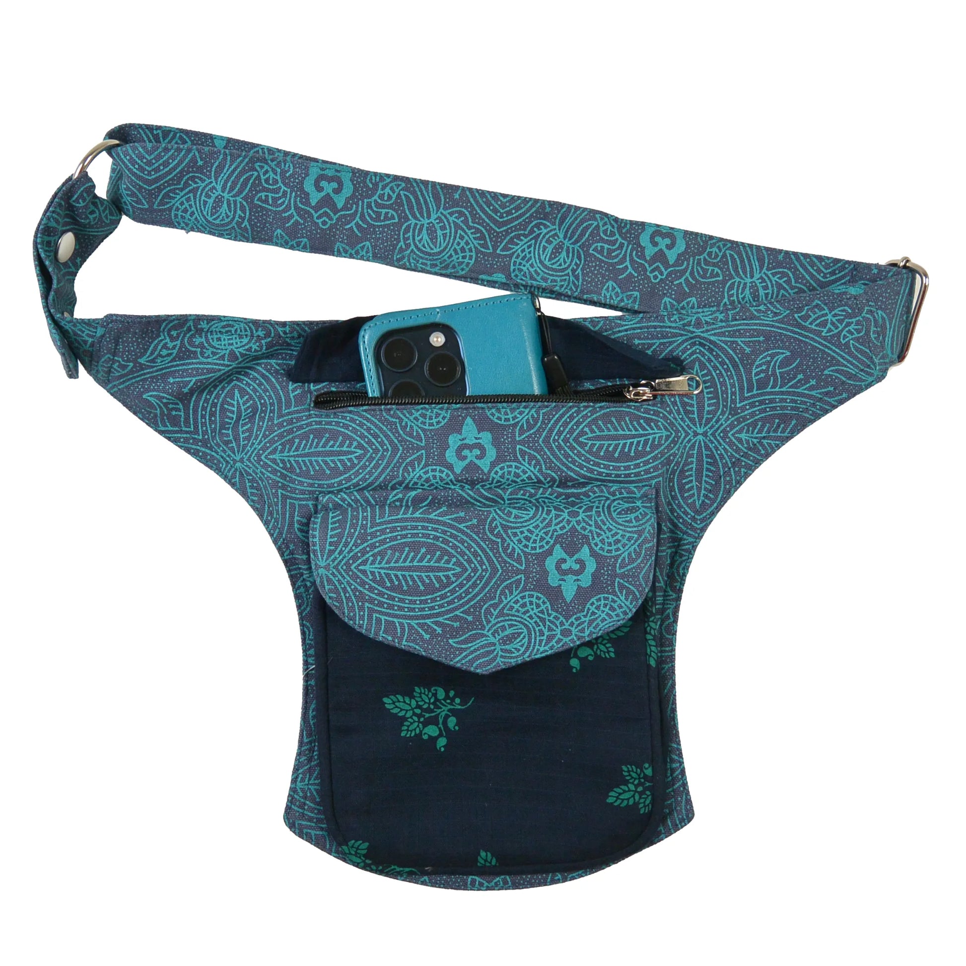 Petrol Festival Gürteltasche Madrid mit Smartphone im Hauptfach – praktische Fanny Pack von Nijens