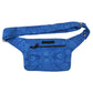 Rückseite der Bauchtasche S-XXXL Festival-Hüfttasche aus Stoff Blau mit Om Muster