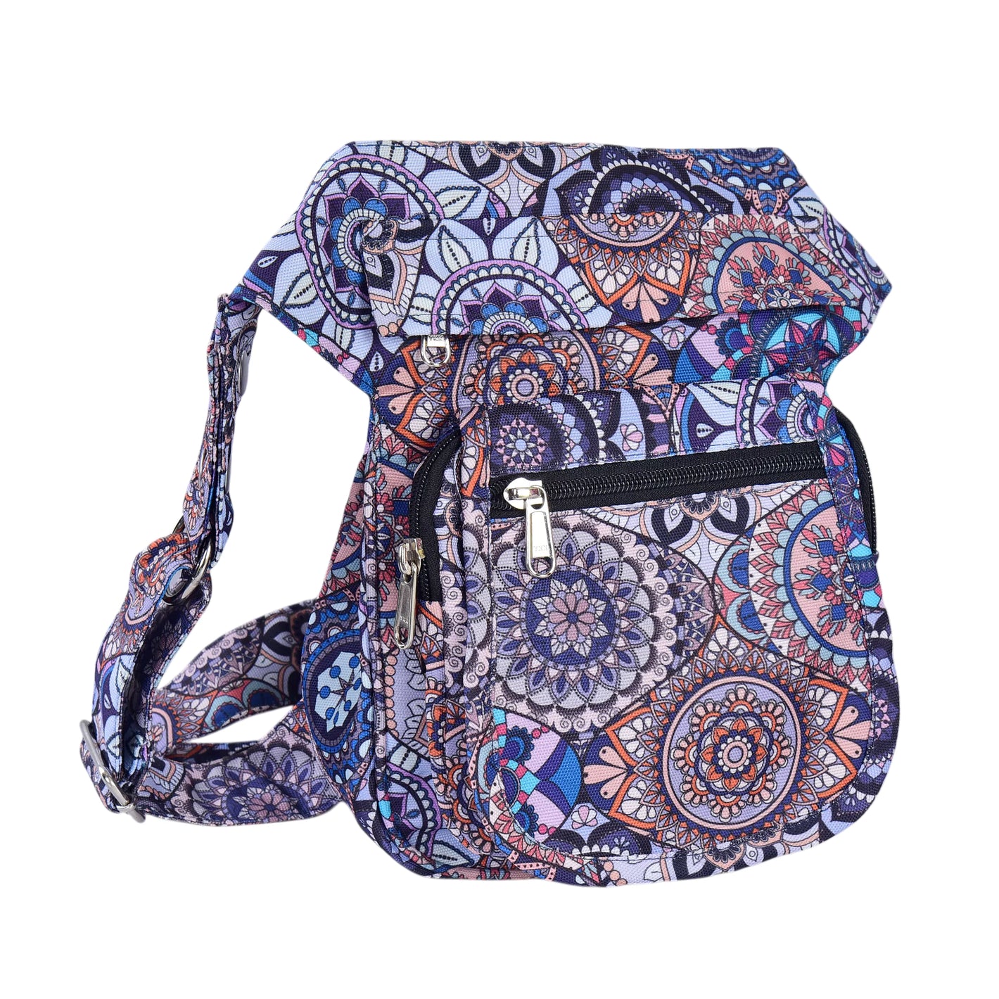 Wasserdichte Mandala Hüfttasche in Lavendel - bietet Stauraum & Style.