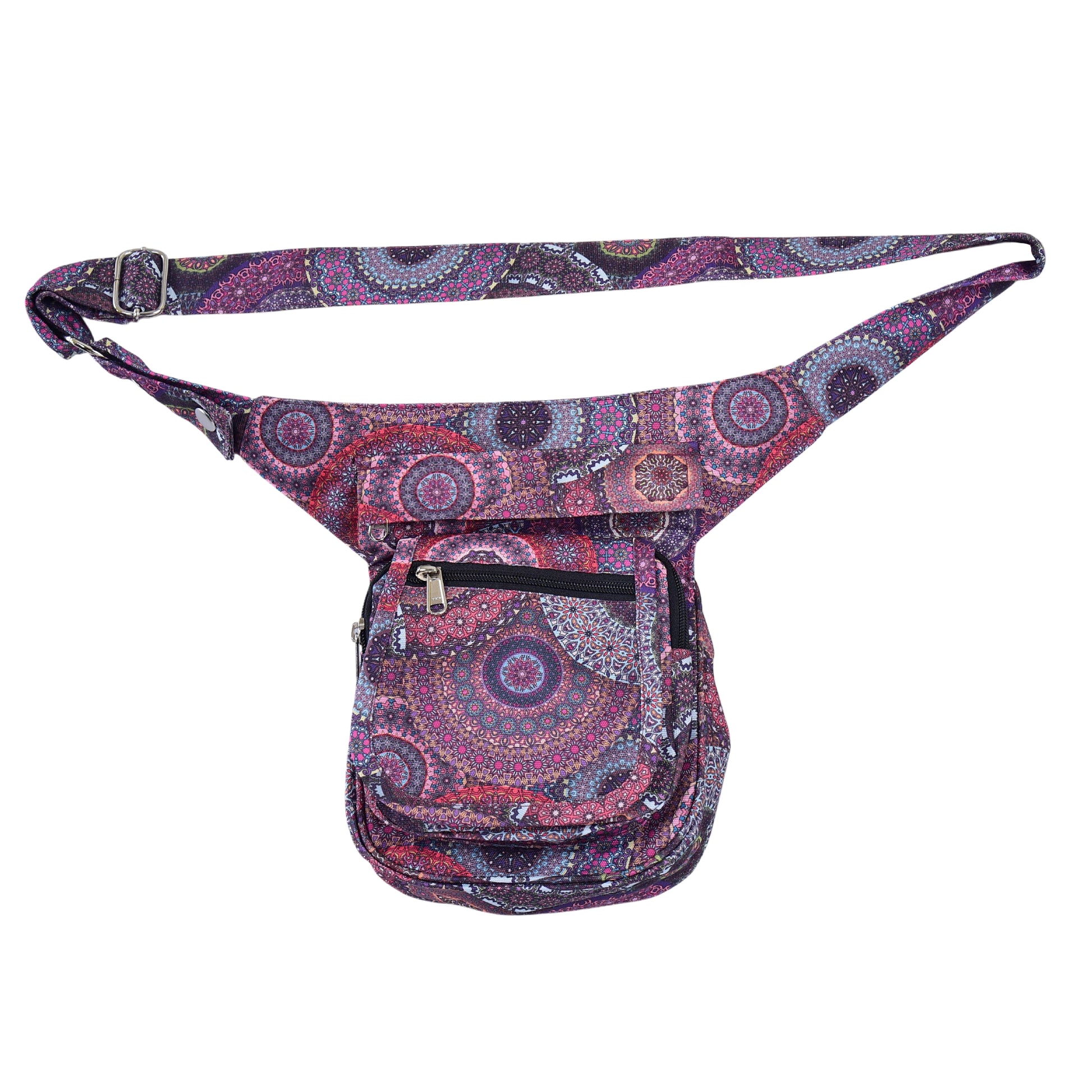 Stylische Paris Hüfttasche mit Mandala-Muster – farbenfroher Blickfang für Outdoor & Reisen