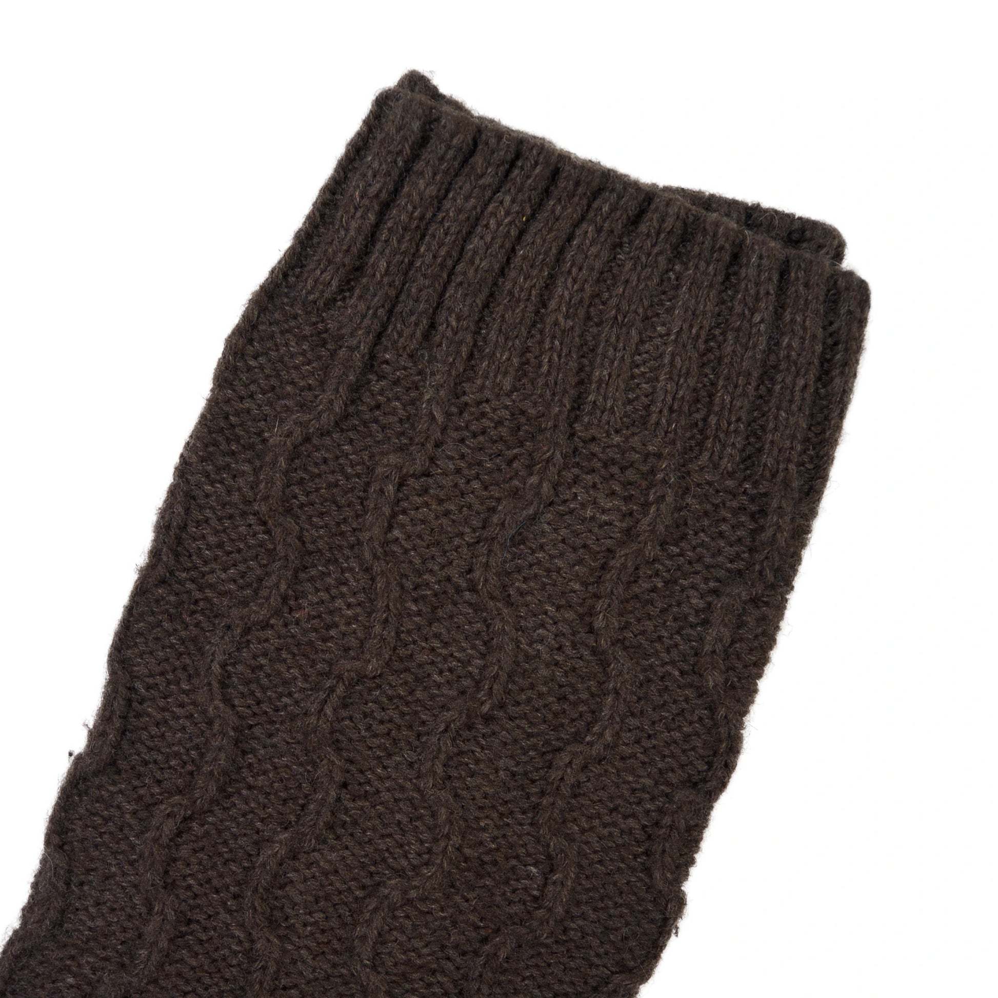 Beinstulpen Lindau Braun – elastischer Bund und weicher Strick von Nijens