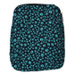 Beuteltasche Gassi-Tasche Stoff-Canvas Teal mit Pfotenmuster. Bild 5