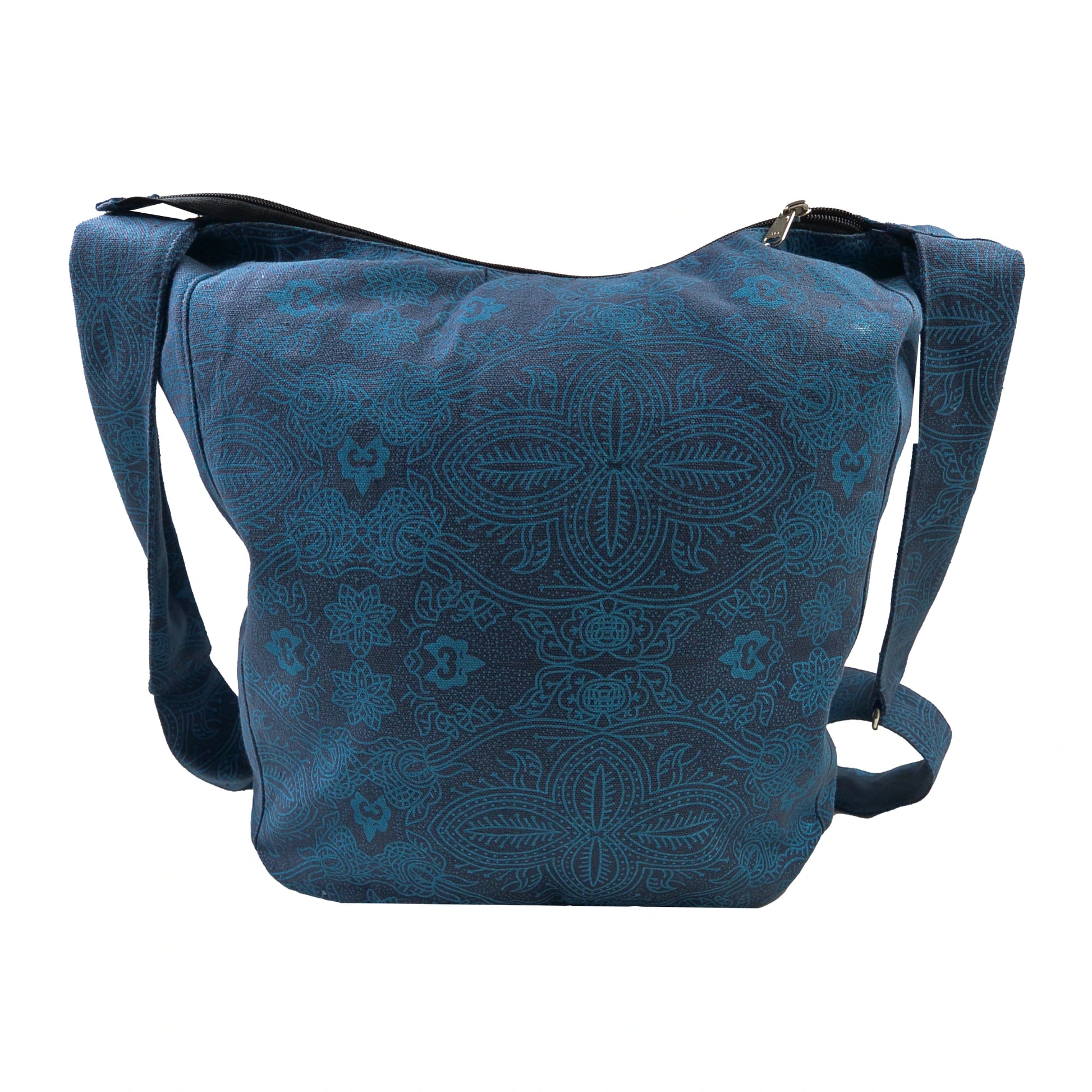 Schultertasche, Strandtasche, Stoff, in Blau (2. Bild)