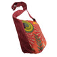 Schultertasche, Strandtasche, Stoff Orange-Rot (2. Bild).