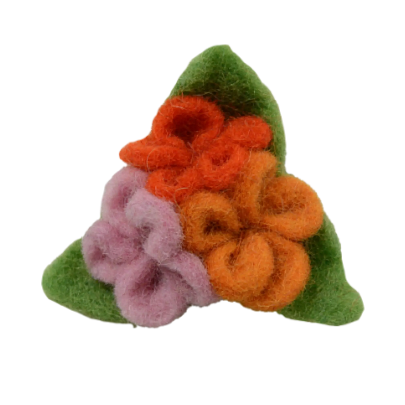 Filz Accessoires Blumen-Haargummi aus Wolle - Mix Jasmin Nijens Shop