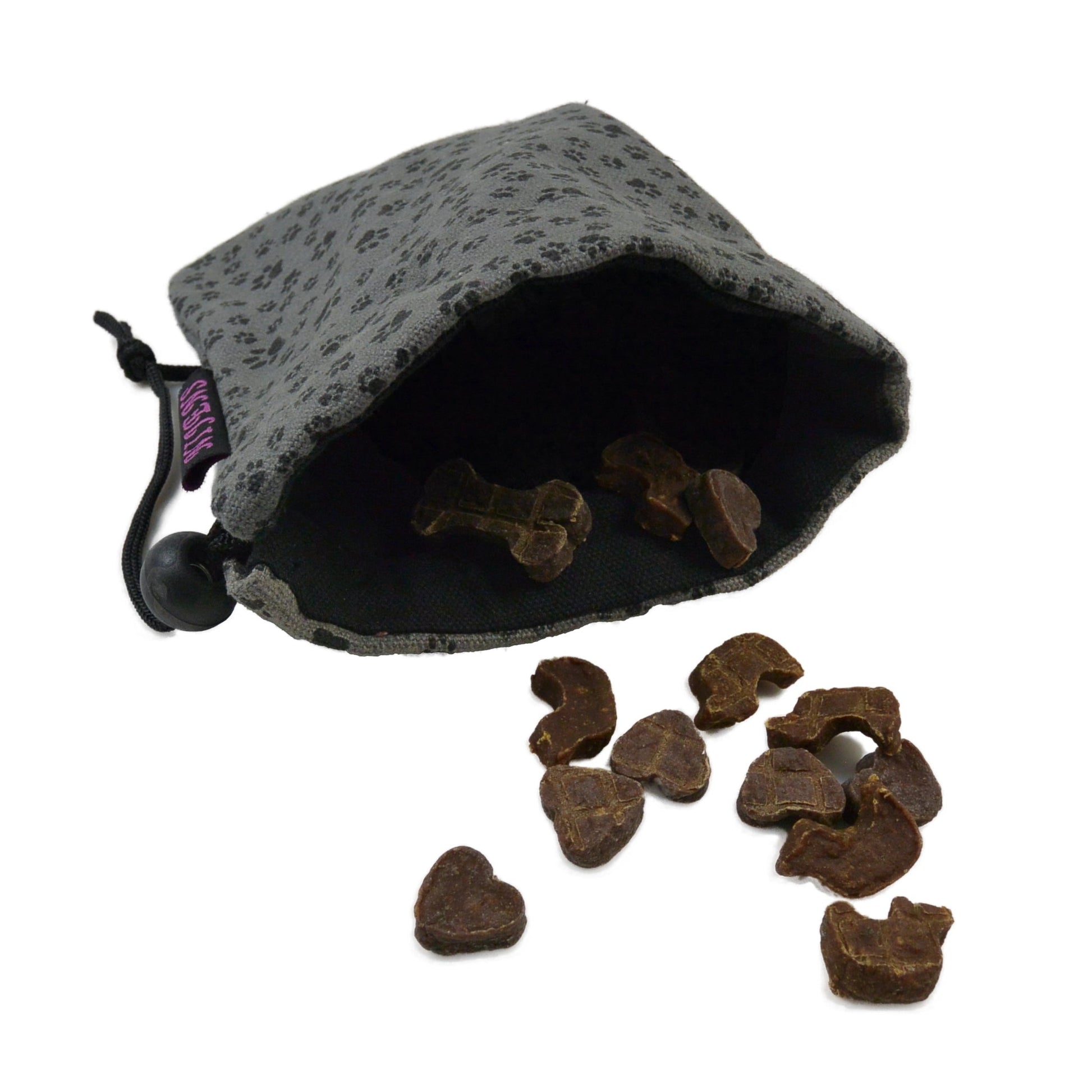 Leckerli-Beuteltasche aus Baumwoll- Canvas mit Zugkordel – Cabra 48 Nijens Shop
