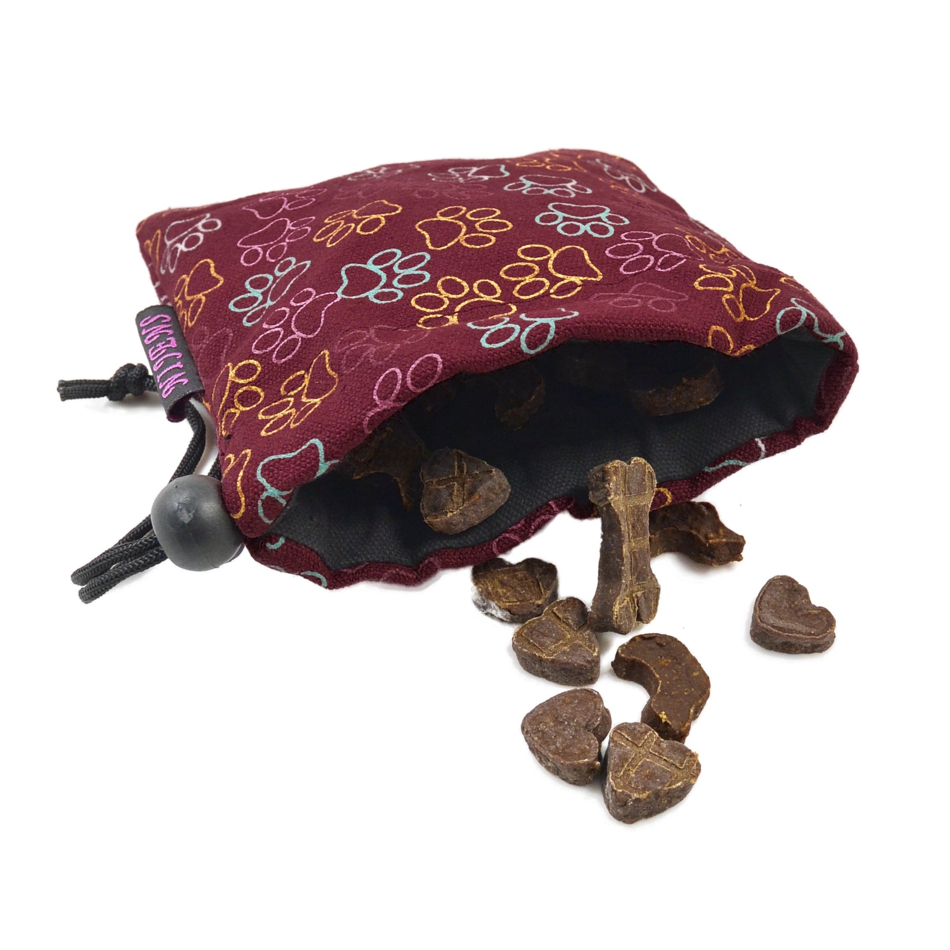 Leckerli-Beuteltasche aus Baumwoll- Canvas mit Zugkordel – Cabra 51 Nijens Shop