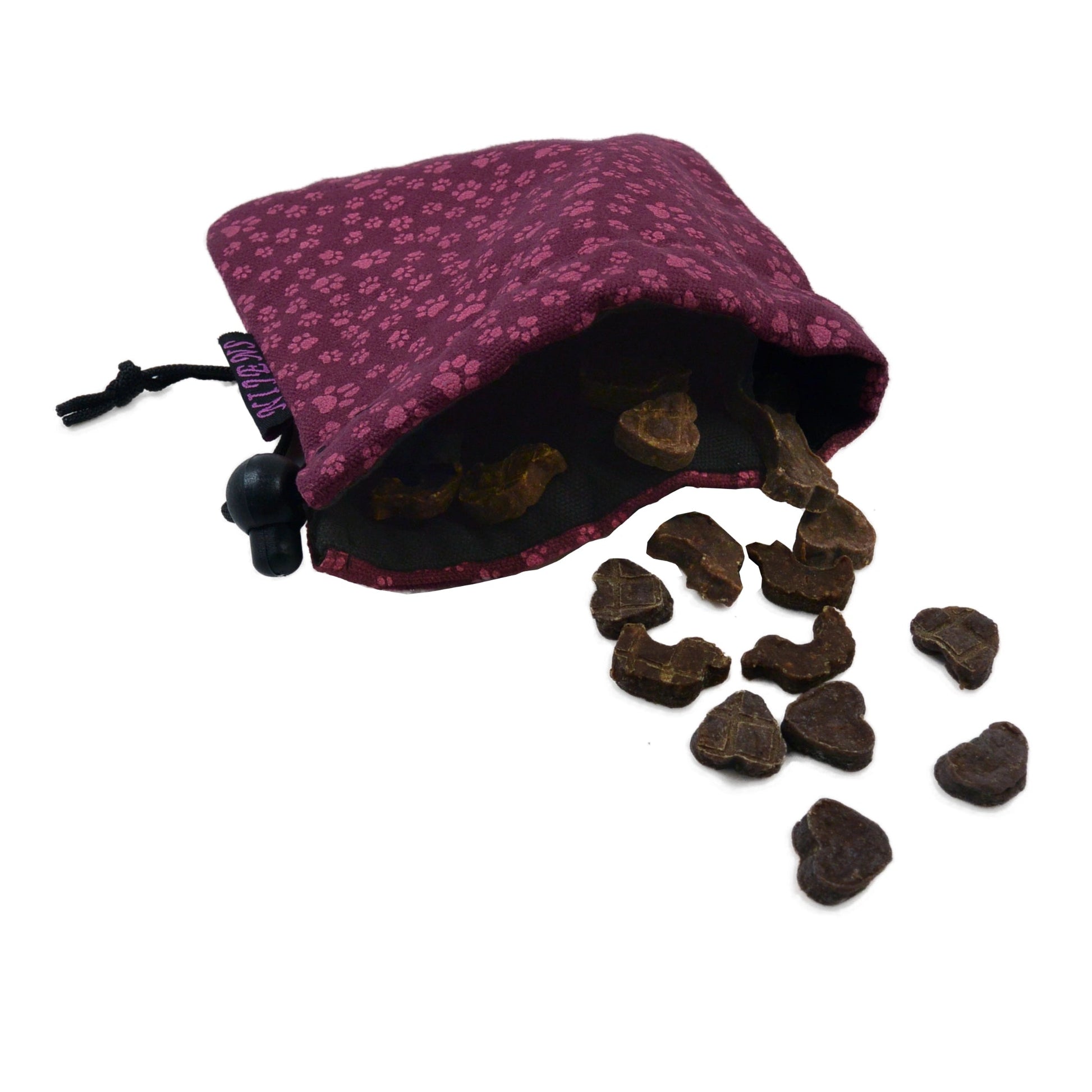 Leckerli-Beuteltasche aus Baumwoll- Canvas mit Zugkordel – Cabra 53 Nijens Shop