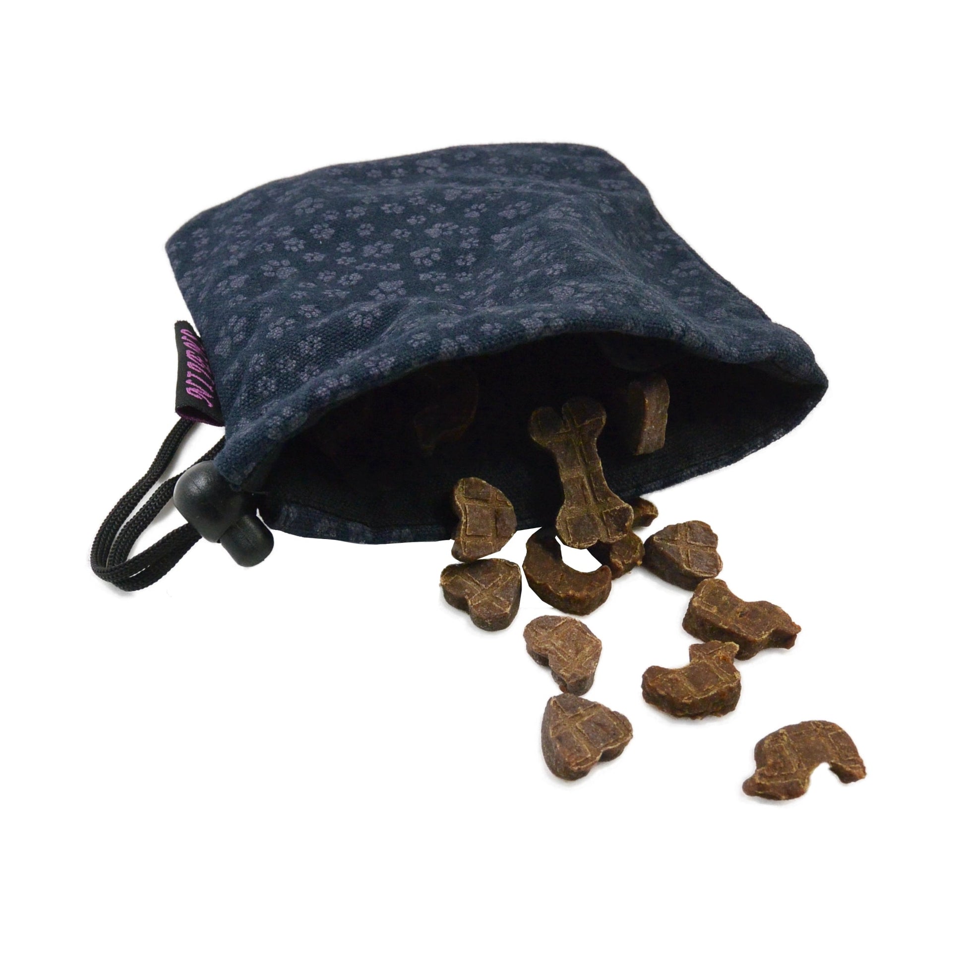 Leckerli-Beuteltasche aus Baumwoll- Canvas mit Zugkordel – Cabra 54 Nijens Shop