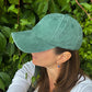 Leichte Sommer-Cap – 100 % Baumwolle Tannengrün Nijens Shop