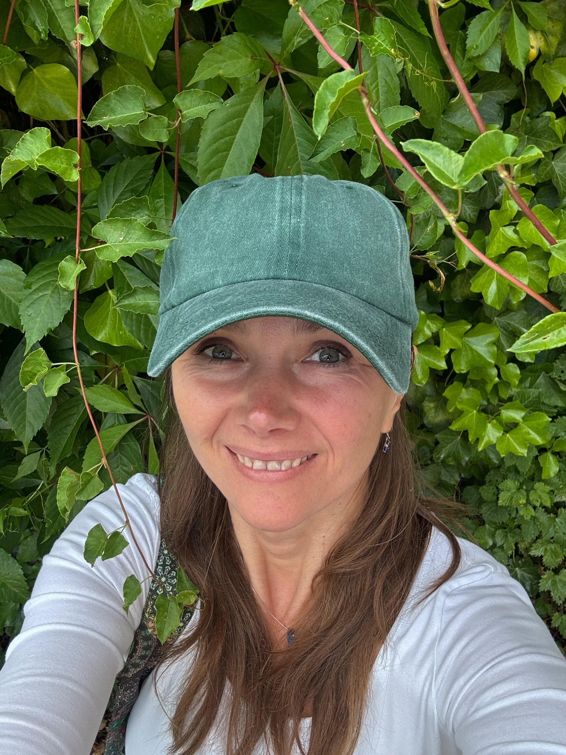Leichte Sommer-Cap – 100 % Baumwolle Tannengrün Nijens Shop