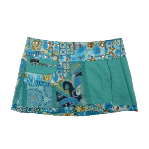 Nijens Mini Rock Wenderock Zweiseitig mit Mandala in Türkis