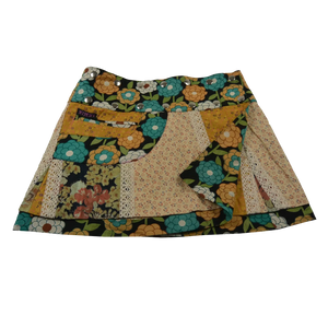 Sommerrock Wenderock Minirock mit Tasche - Chocochip Short 51 Nijens Shop