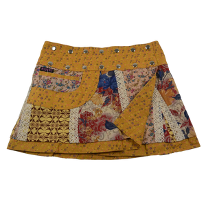 Sommerrock Wenderock Minirock mit Tasche - Chocochip Short 53 Nijens