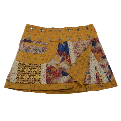 Sommerrock Wenderock Minirock mit Tasche - Chocochip Short 53 Nijens